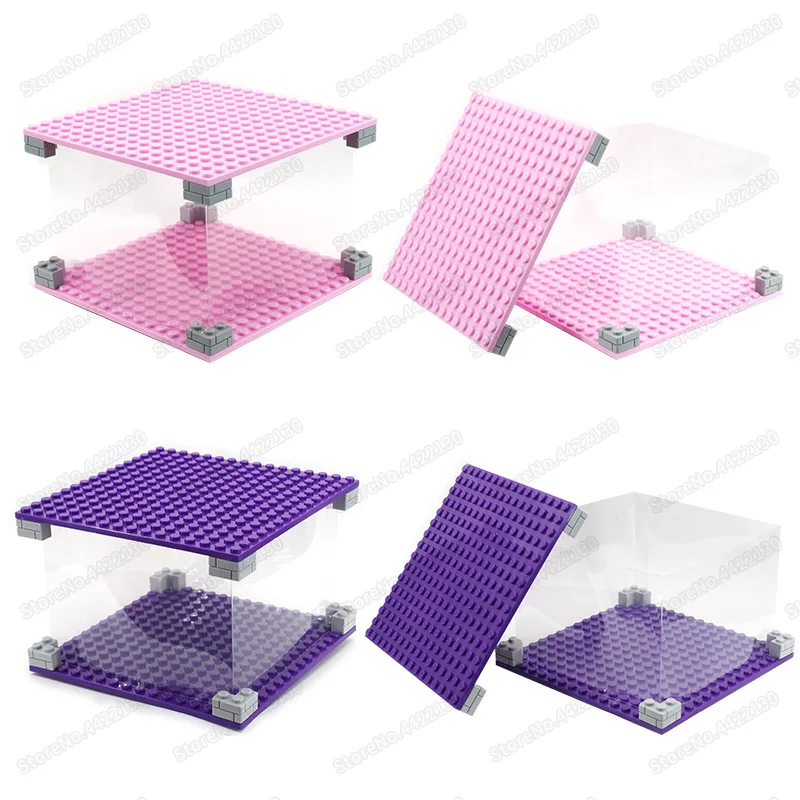 Выставочная коробка строительные блоки дисплей пылезащитный чехол сборка