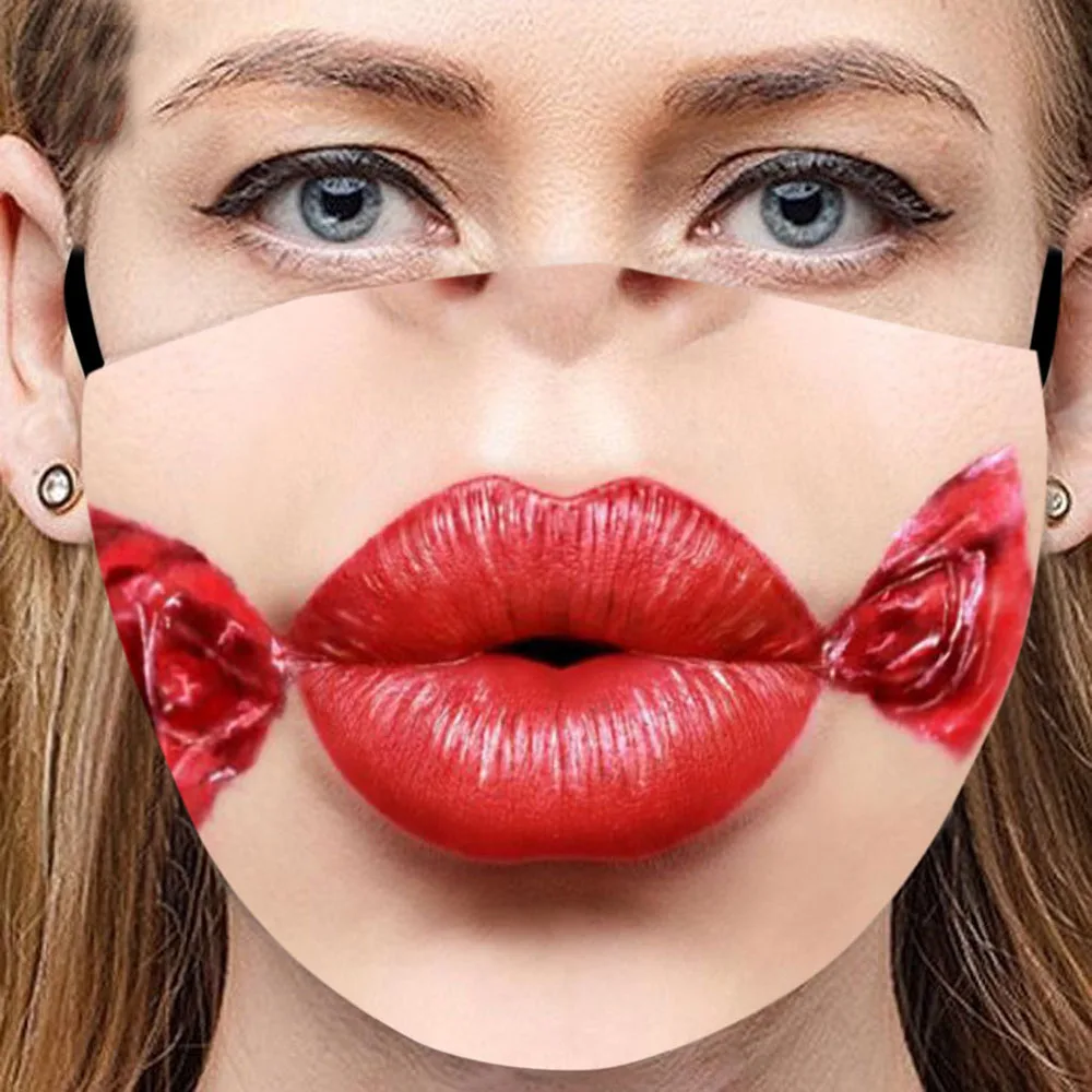 Дышащая Маска для взрослых на Хэллоуин Пылезащитная косплея женщин сексуальный