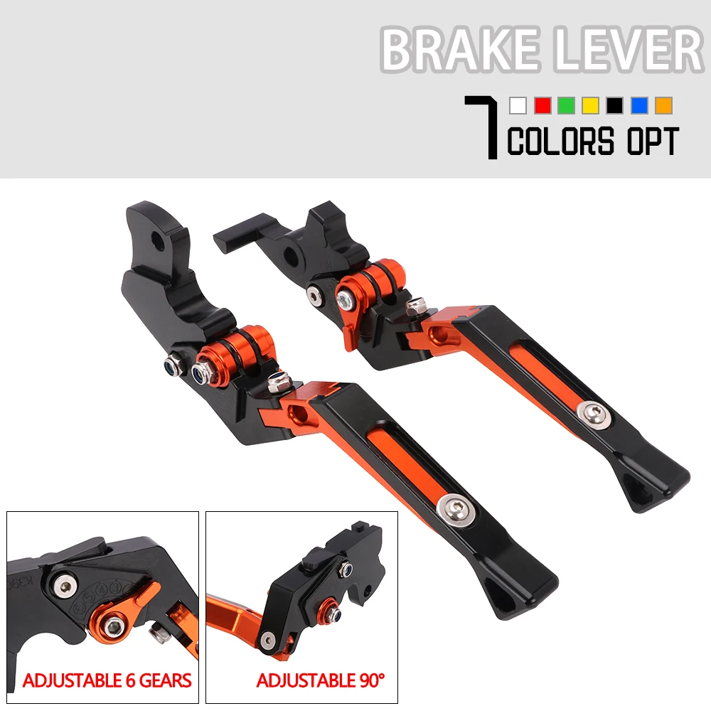 

Алюминиевый Рычаг сцепления тормоза на заказ для мотоцикла CNC для KTM 390 Duke RC390 2013-2019 200 RC200 2014-2016 RC125 125 2014-2019