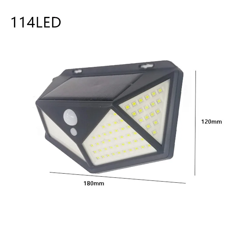 Солнечная лампа 100 светодиодный PIR датчик движения на открытом воздухе IP65