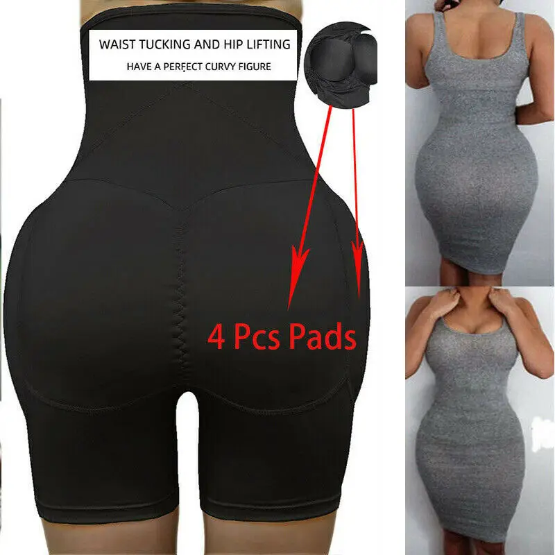 

High Waist Tummy Control Panties Stomach Hip Pad Firm Control Shapewear Body Shaper Butt Lifters Bodysuit Booty Butt Enhancer