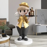prince doll figurine resin statue modern fashion home decor crafts sculpture living room nordic indoor decoration accessories