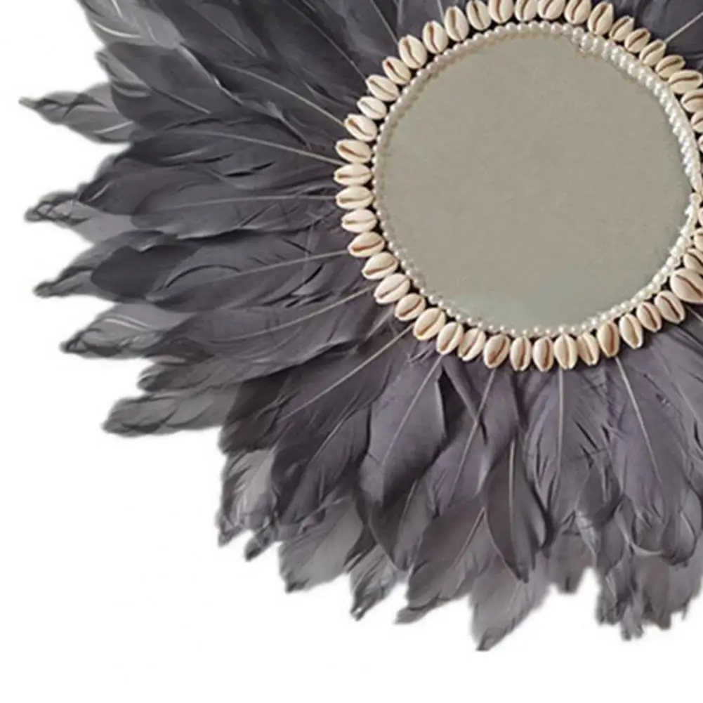 

Wall Decor Eye-catching Shapely Nordic Style Wear-resistant Feather Craft for Party