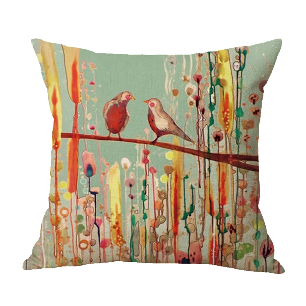 Чехол для подушки идеально подходит дома офиса дивана гостинной постельного