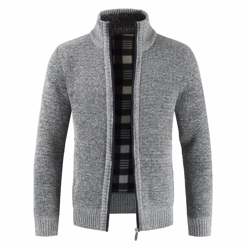 

Men Autumn Thick New Fashion Business Casual Sweater Cardigan Men Brand Slim Fit Knitwear Outwear Warm Winter Sweater Jumper Men