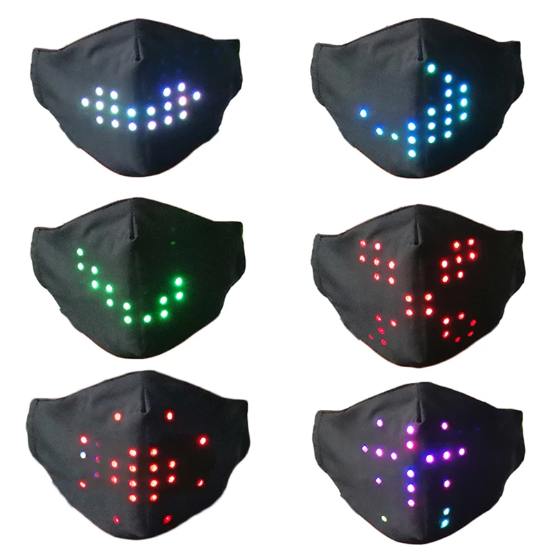 Smart LED уход за кожей лица маска для 5 светильник шт/набор режимов голос Управление