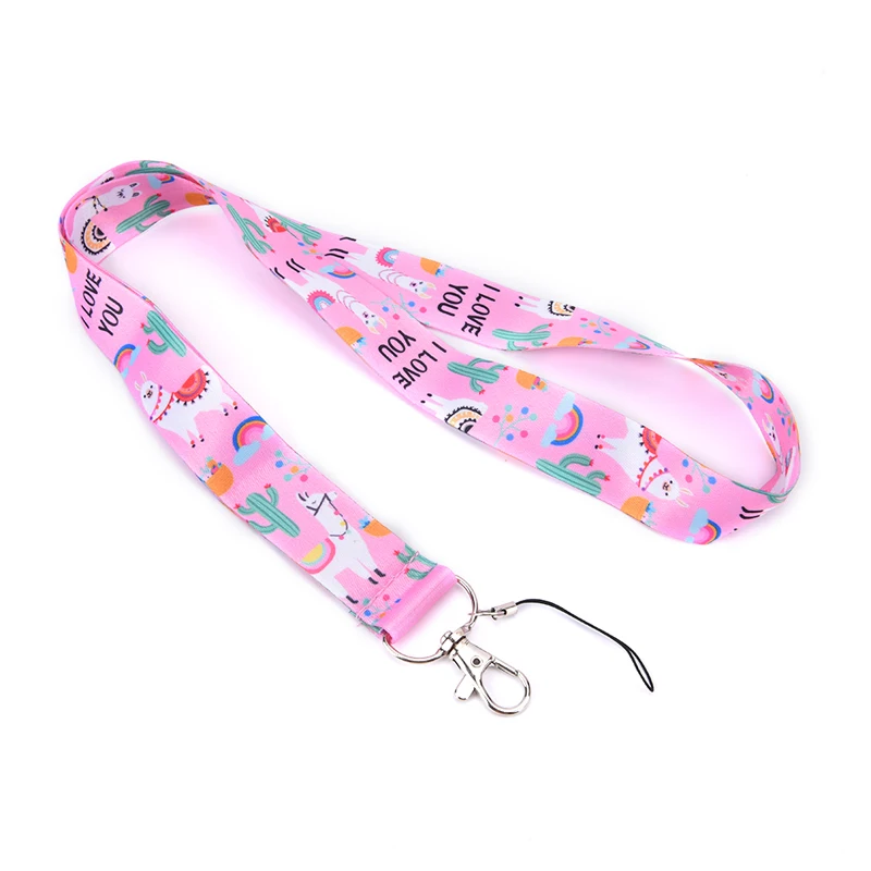 Милый брелок для ключей в виде белки на шею с ремешком визиток удостоверения