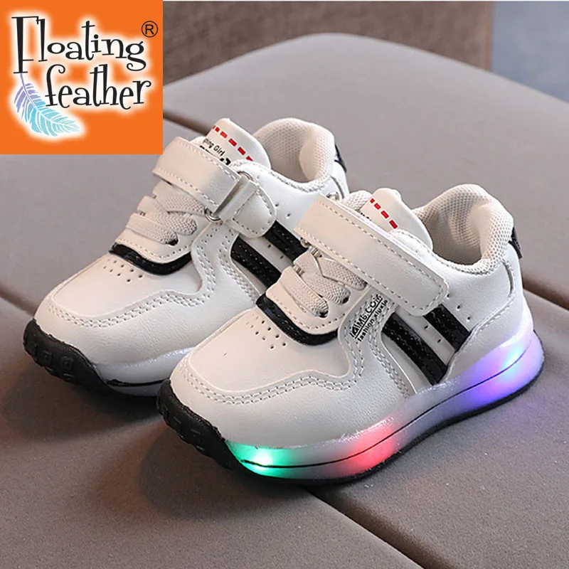 

Size 21-30 Glowing Children Shoes With Lights For Boys Girls Baby LED Shoes For Boys Luminous Kids Shoes Non-slip Girls Sneakers