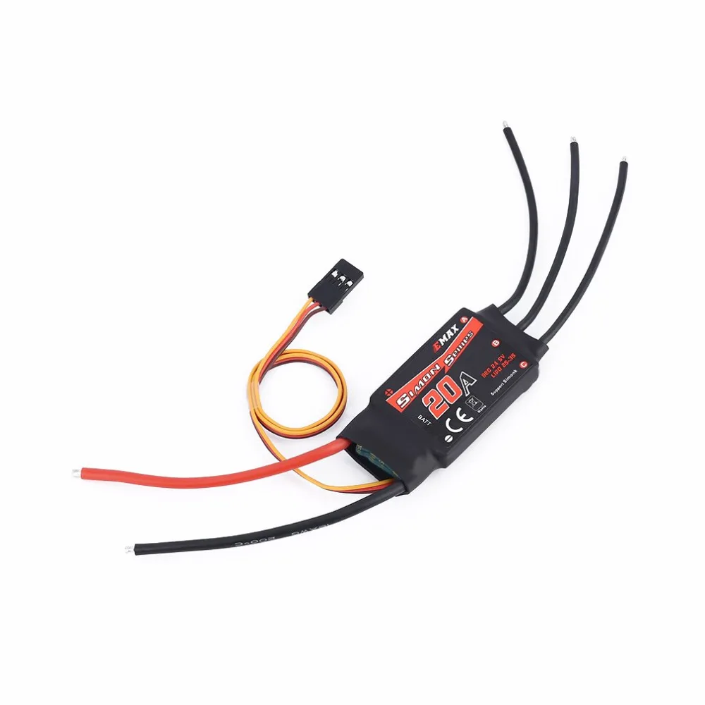 

1 шт. 6A12A 20A 25A 30A 40A бесщеточный ESC электронный контроллер скорости для RC QAV250 280 Квадрокоптер Мультикоптер