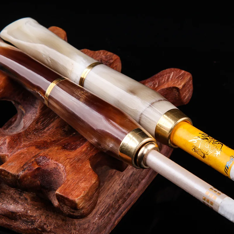 

Cow horn Cigarette Holder Natural Horn Horns For Men and Women thin Cigarette Holder Dual Purpose filter Natural Horn filter