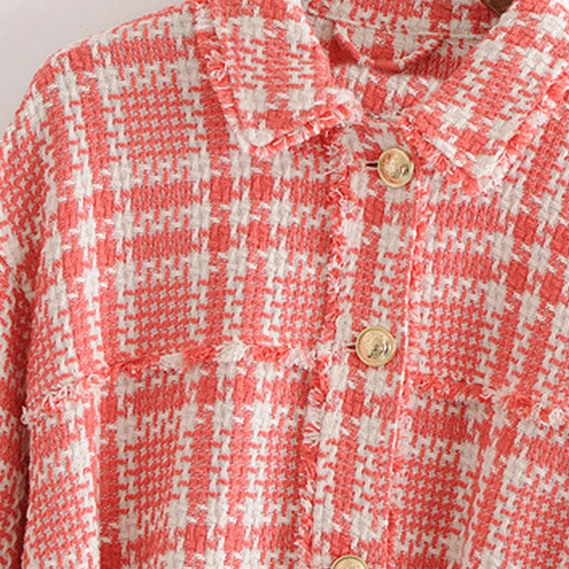 Wixra клетчатое пальто с длинным рукавом Милая Корейская куртка поясом 2020 осенние