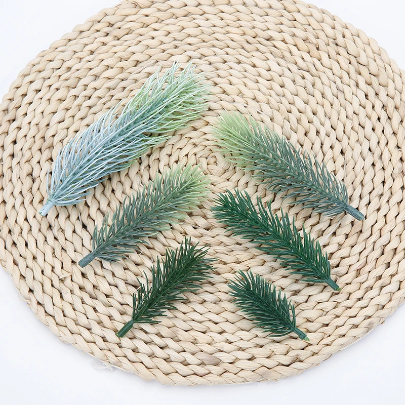 10 шт. мини иголка искусственной сосны DIY Искусственные цветы празднование