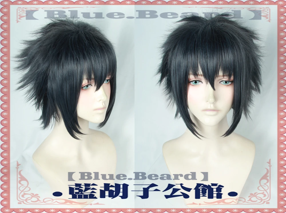 

Game Final Fantasy XV FF15 XV Noctis Lucis Caelum Cosplay Wig Short Heat Resistant Synthetic Hair Wig + Wig Cap