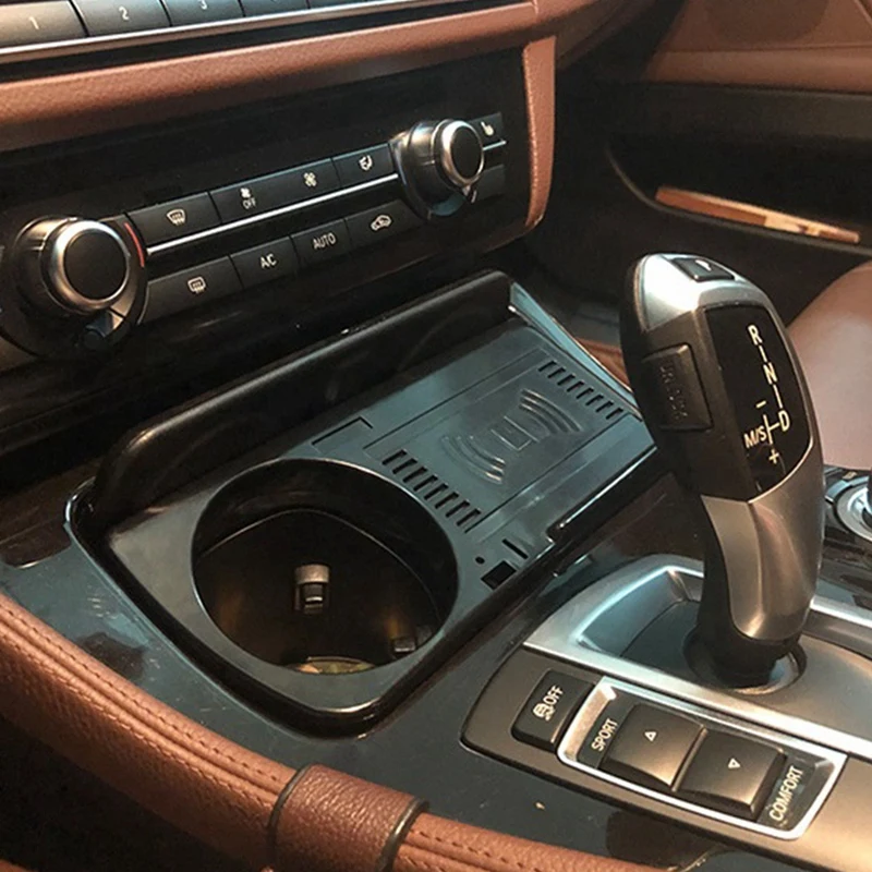 

15W Car Wireless Charger Phone Charger Charging Plate For-BMW 5 Series F10 F18 2012-2017