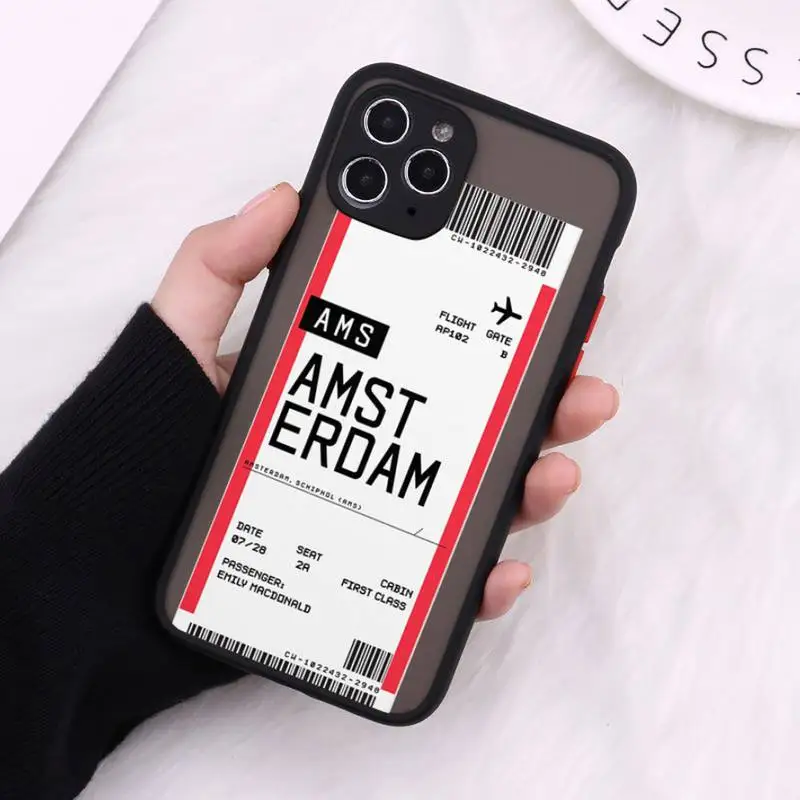

Fall leaves inspiration Phone Case Matte Transparent For iPhone 12 Mini 11 Pro XR XS Max 7 8 Plus