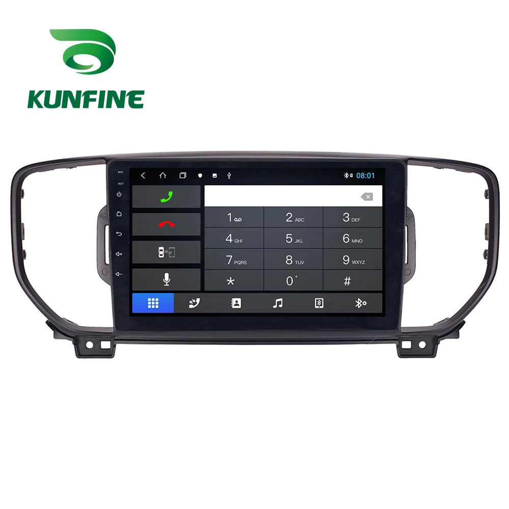 Автомагнитола для KIA KX5 Sportage R 2016-2018 цветной Восьмиядерный 1024*600 Android 10 0