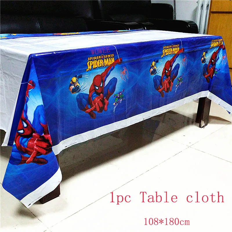 20 шт./лот, бумажные салфетки с изображением Человека-паука, вечерние салфетки с героями мультфильмов для детей на день рождения, украшения для детского душа, принадлежности для салфеток