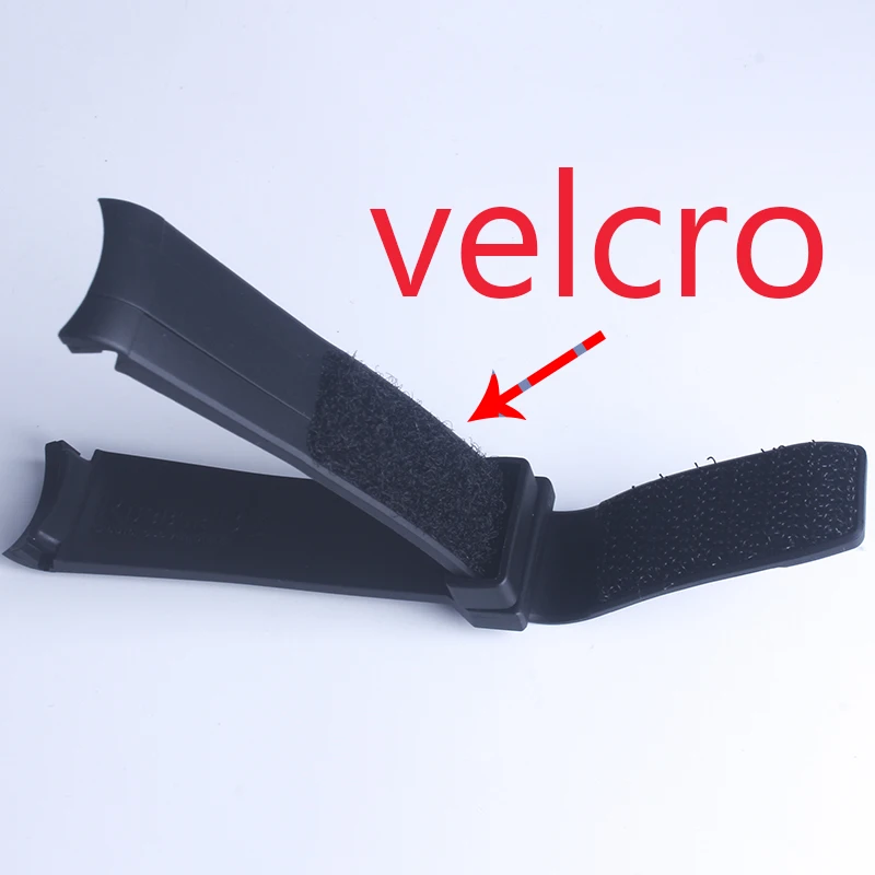 

Nature rubber watchband waterproof silicone bracelet sport watch band 20mm watchband for mens watches wristwatches Velcro buckle