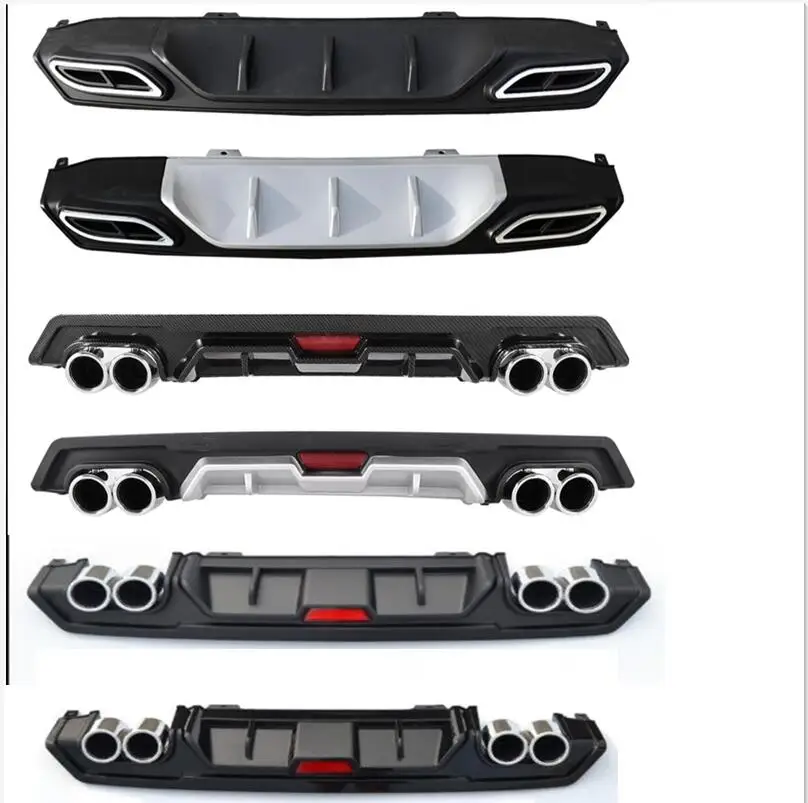 

Для Honda Civic 10 2016-2019 SedanSide, задний бампер, диффузор, губная помада для выхлопной трубы, комплект кузова, аксессуары, декоративная Настройка, установка