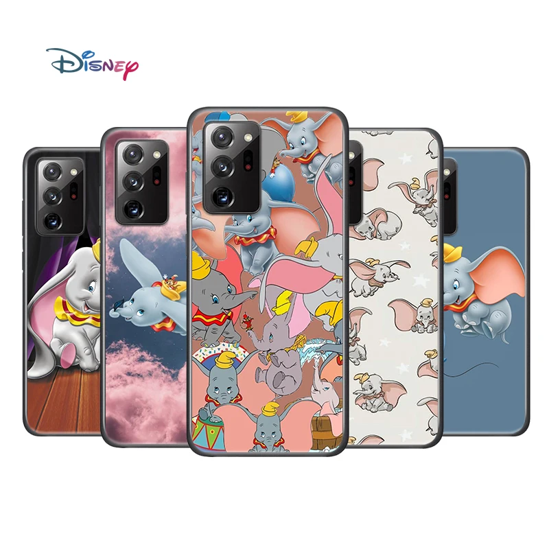 

Disney Dumbo For Samsung Note 20 10 8 9 M02 M31 S M60S M40 M30 M21 M20 M10 S Ultra Pro Plus Black Phone Case