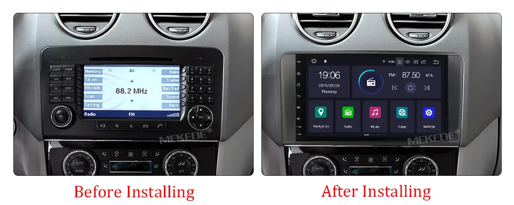 Octa Core 9''Car Android 9,0 автомобиля DVD gps плеер для Mercedes Benz ML W164 W300 ML350 ML450 ML500 GL X164 G320 GL350 GL450 GL500