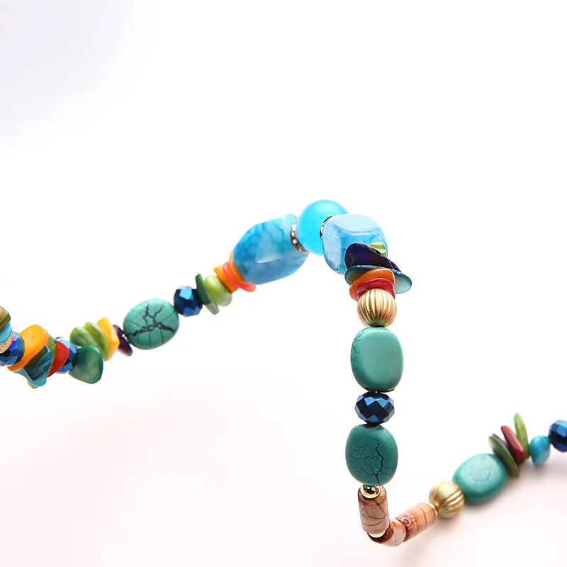 Богемные бусы Разноцветные шармы браслеты для женщин этнический многослойный