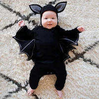 halloween costume for toddler boy girl romper ins kid funny hatbat wig jumpsuit outfit baby new born sleepsuit overall cloth