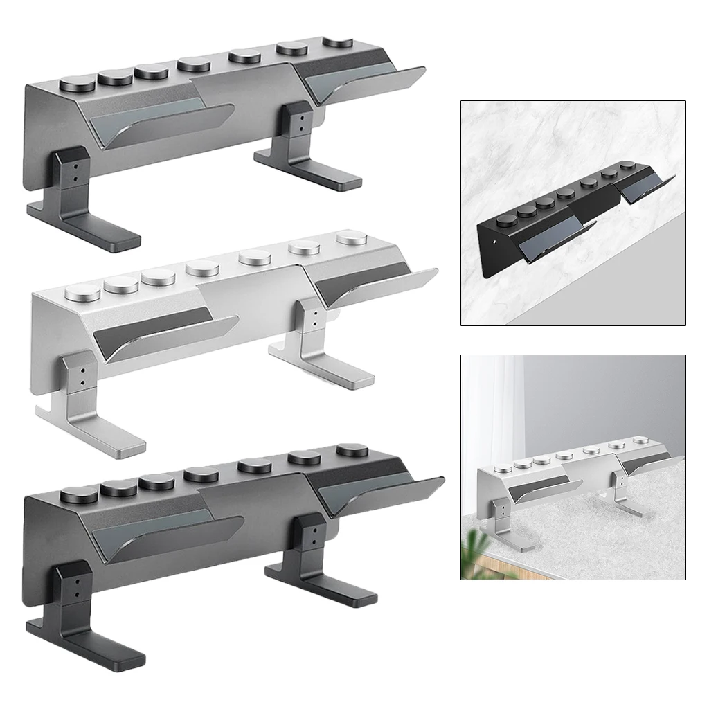 

Multipurpose Wall Mount Holder Organizer Aluminum Alloy for Bedroom Bathroom