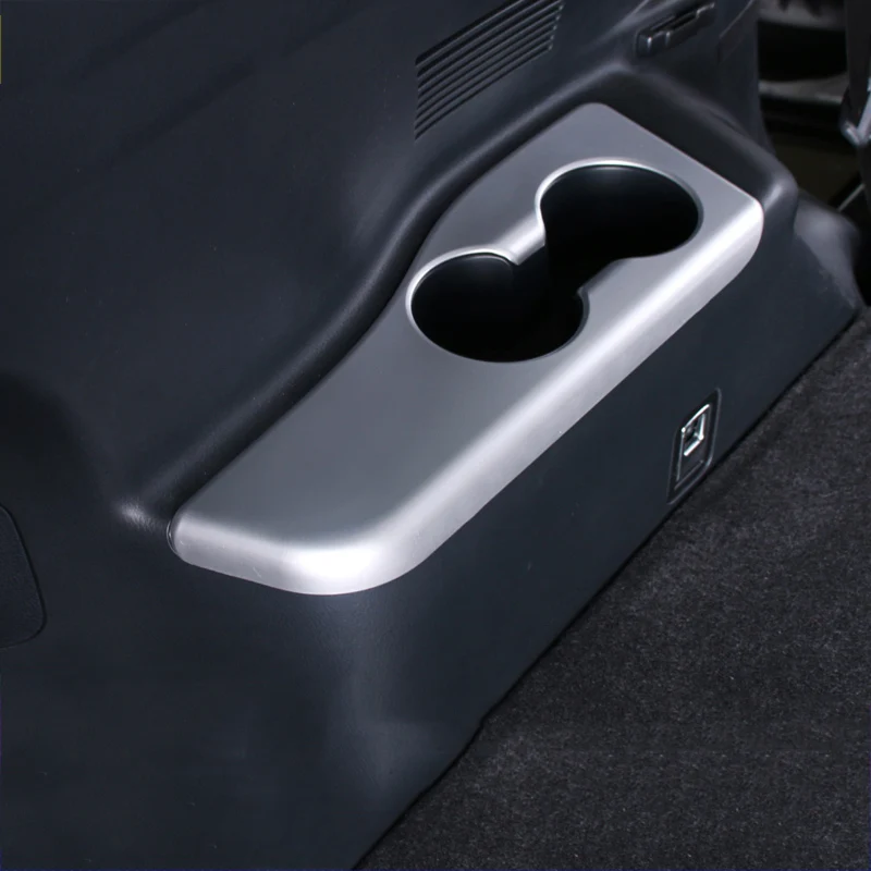 Lsrtw2017 Матовая Серебристая Рамка из АБС пластика для автомобилей 3 го ряда рамка