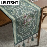 european style jacquard table runner bed end towel table cloth coffee table table runner cabinet tv cabinet