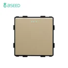 Настенный переключатель Bseed, деталь для украшения дома европейского стандарта, 1, 2, 3, в одну сторону, золотого цвета