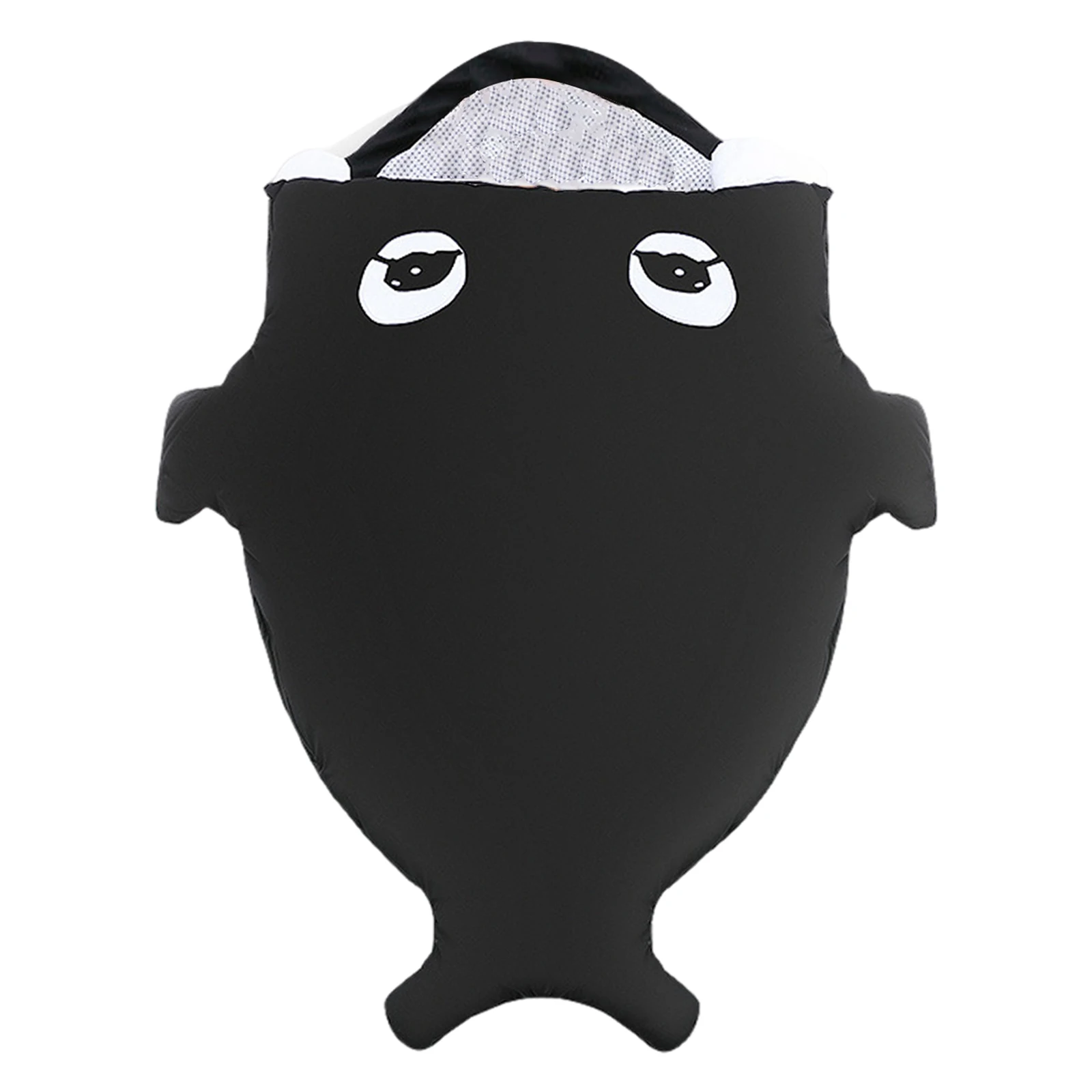 

Картонная детская коляска в форме акулы, спальный мешок, Черная мягкая пеленка для ног, детская коляска