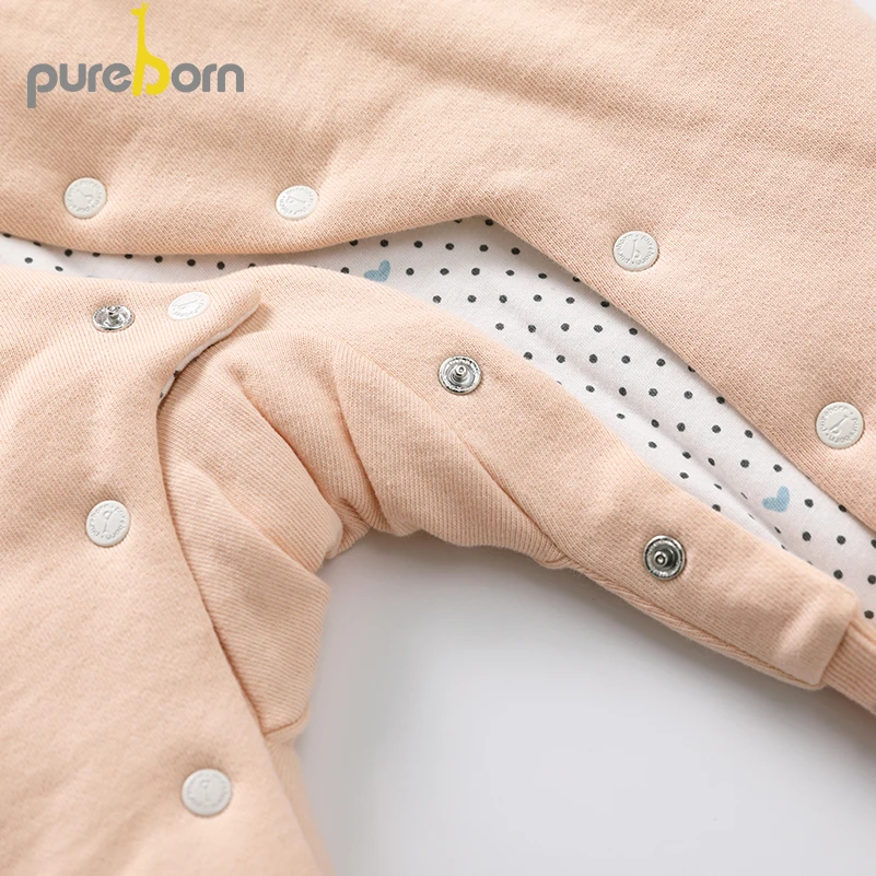 Одежда для новорожденных девочек зимняя Толстовка детские комбинезоны