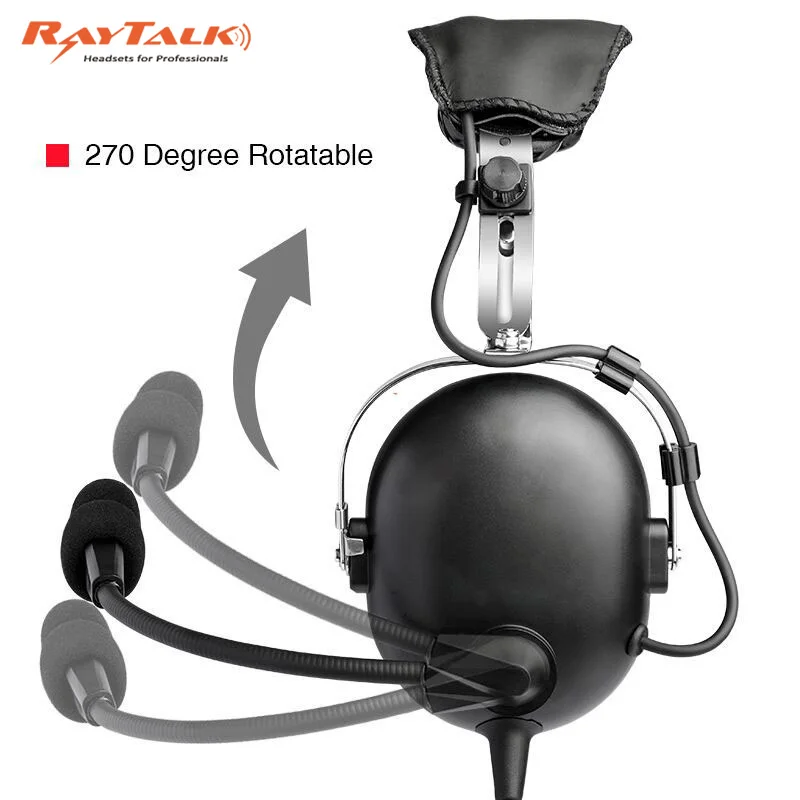 Авиационная гарнитура для шлема микрофон с шумоподавлением поддержка