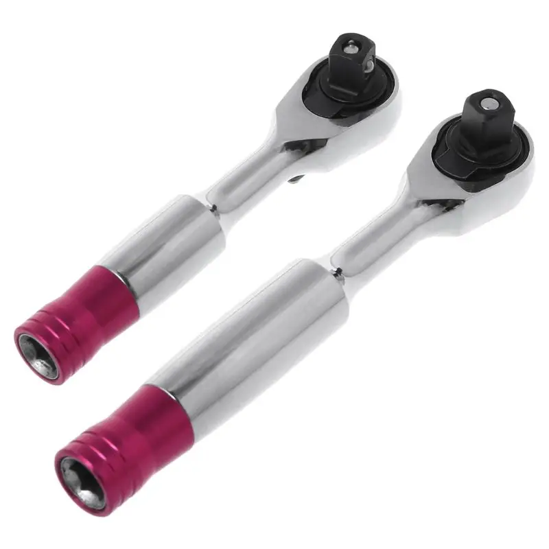 Мини-гаечный ключ с трещоткой 1/4 дюйма 85 мм/100 мм торцевой инструмент для ремонта