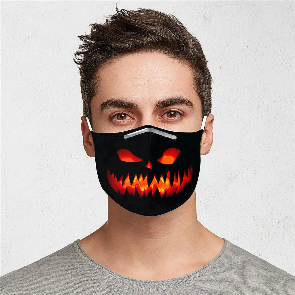 Halloween Print Windbreak Seamless Outdoor Riding Quick-drying Dustproof Mascarillas Facial Face Cover |