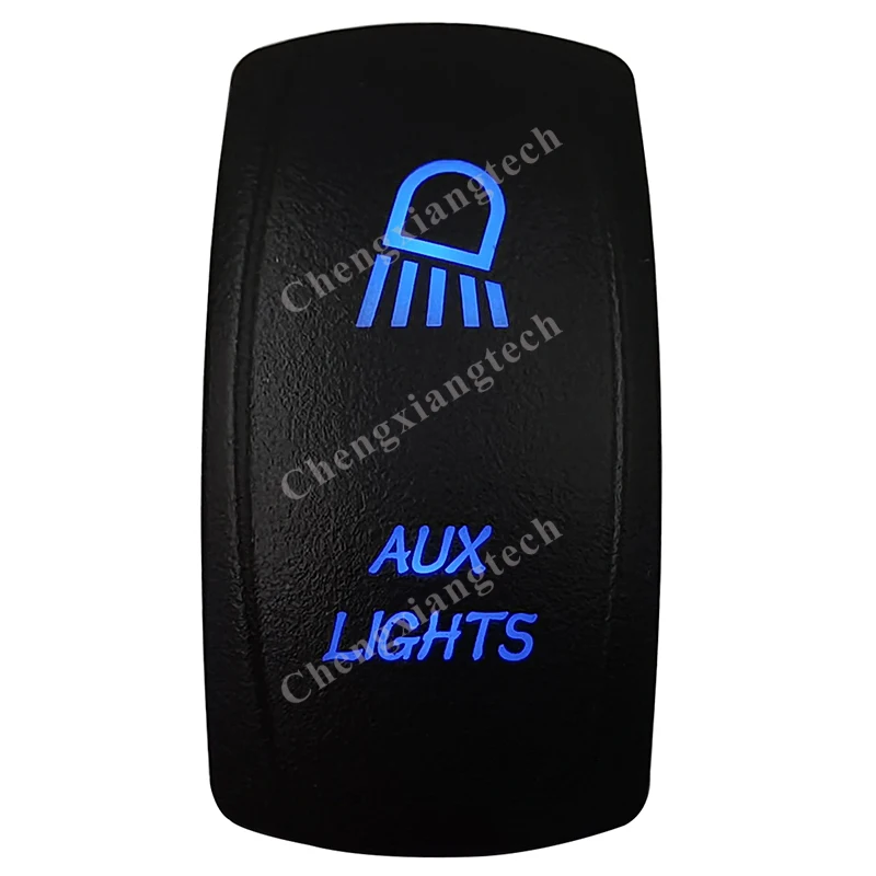 

Синие светодиодные подсветки AUX для автомобиля, лодки, 5-контактный тумблер, переключатель ВКЛ./ВЫКЛ., 12 В, 24 В, аксессуары морского класса для ...