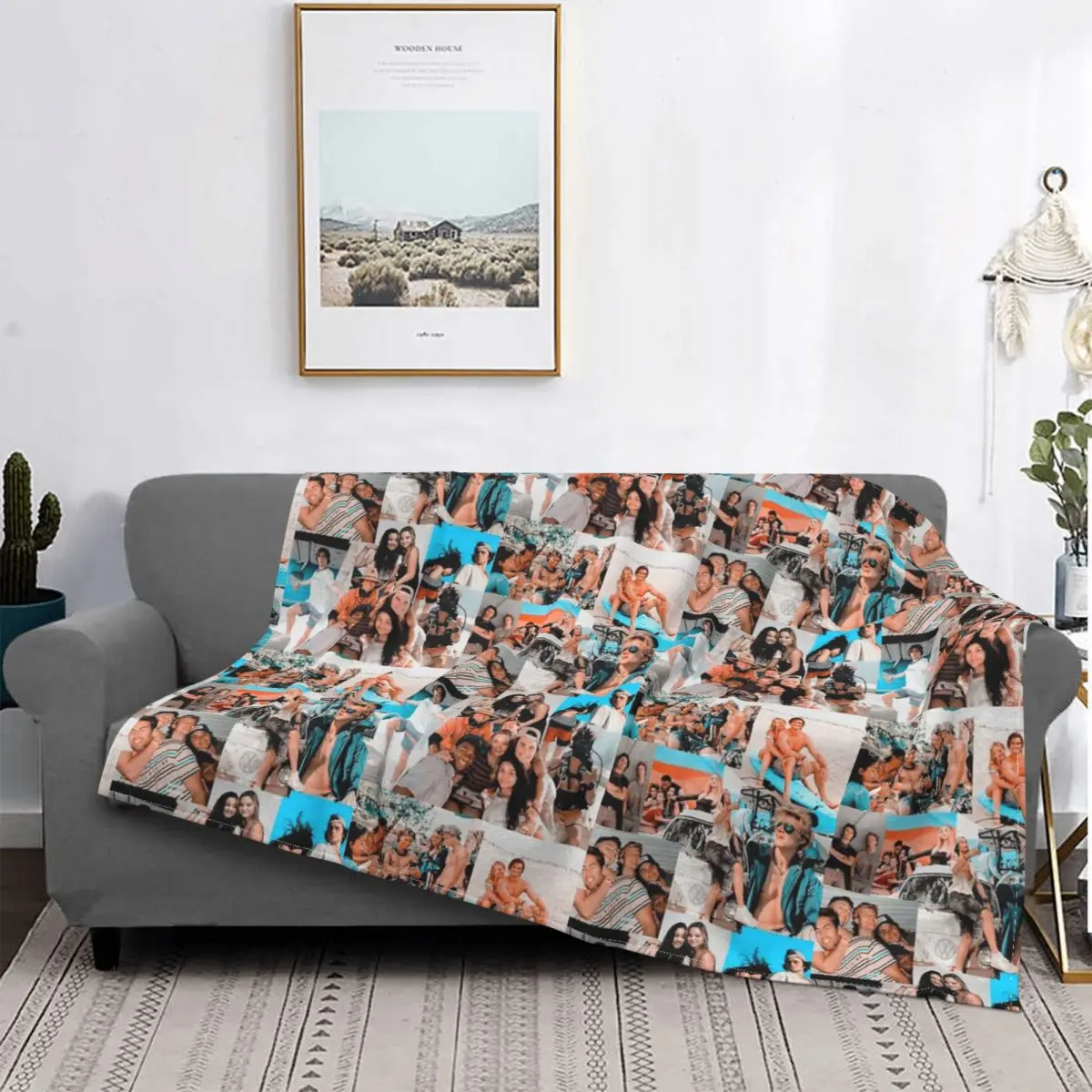 

Living Room Decorative Best Summer Outer Banks 2 Aesthetic Collage Blankets Gifts For Kids Decorative Microfibre Throw Blanket