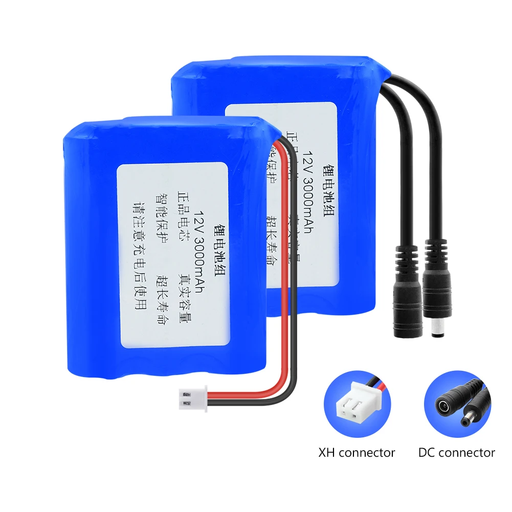 lifepo4 18650 Батарея 12V 3/6/9* клетки пакет Перезаряжаемые литий-ионный аккумулятор DIY батареи резервного копирования для светодиодный светильник