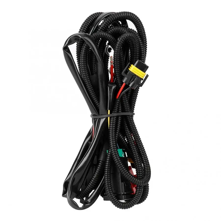 12 В Автомобильная противотуманная фара жгут проводов розетки провод кабель