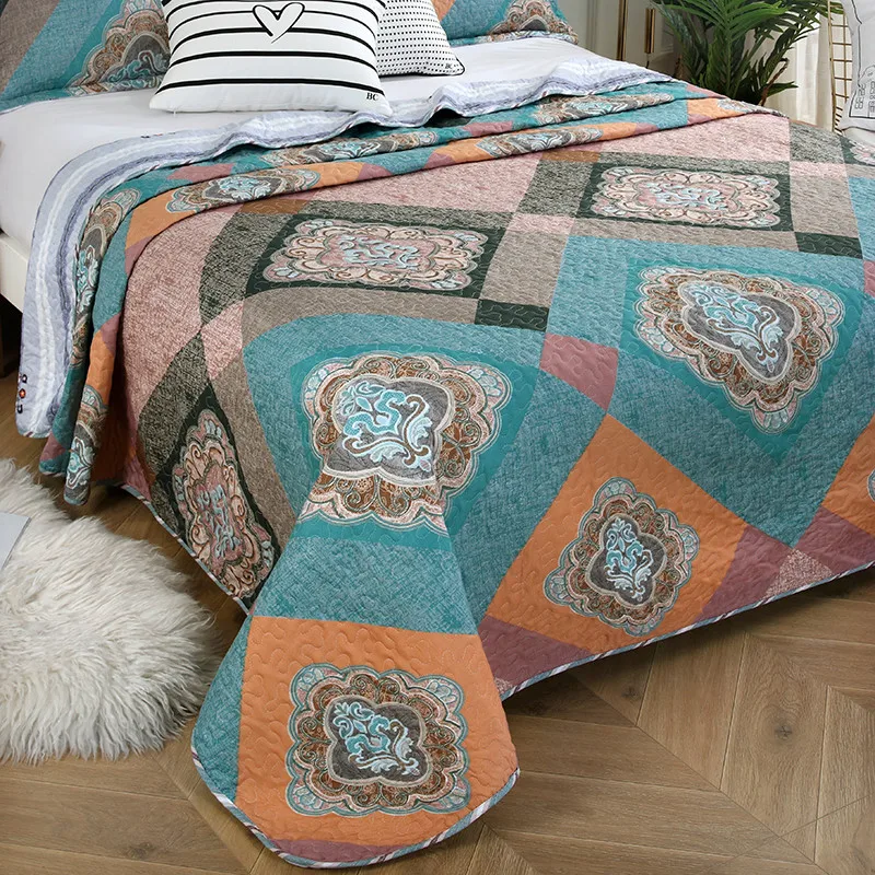 Модное постельное белье с цветочным принтом покрывало Элегантное летнее одеяло