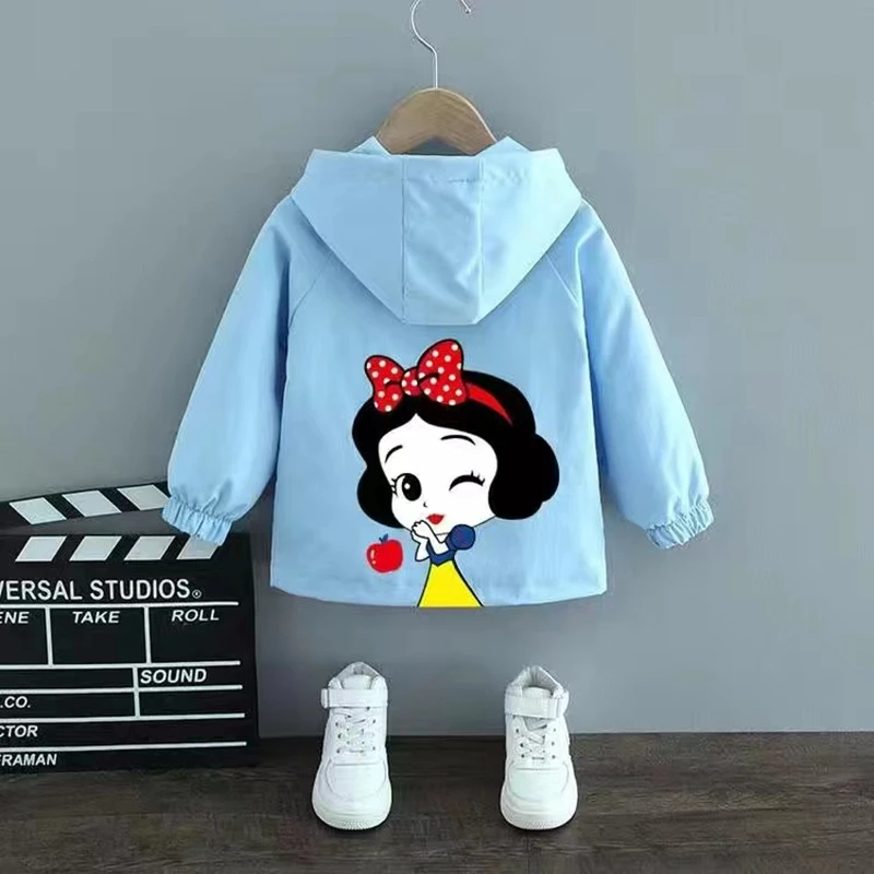 Куртка детская с капюшоном мультяшный рисунок Микки и Минни Человек-паук Эльза
