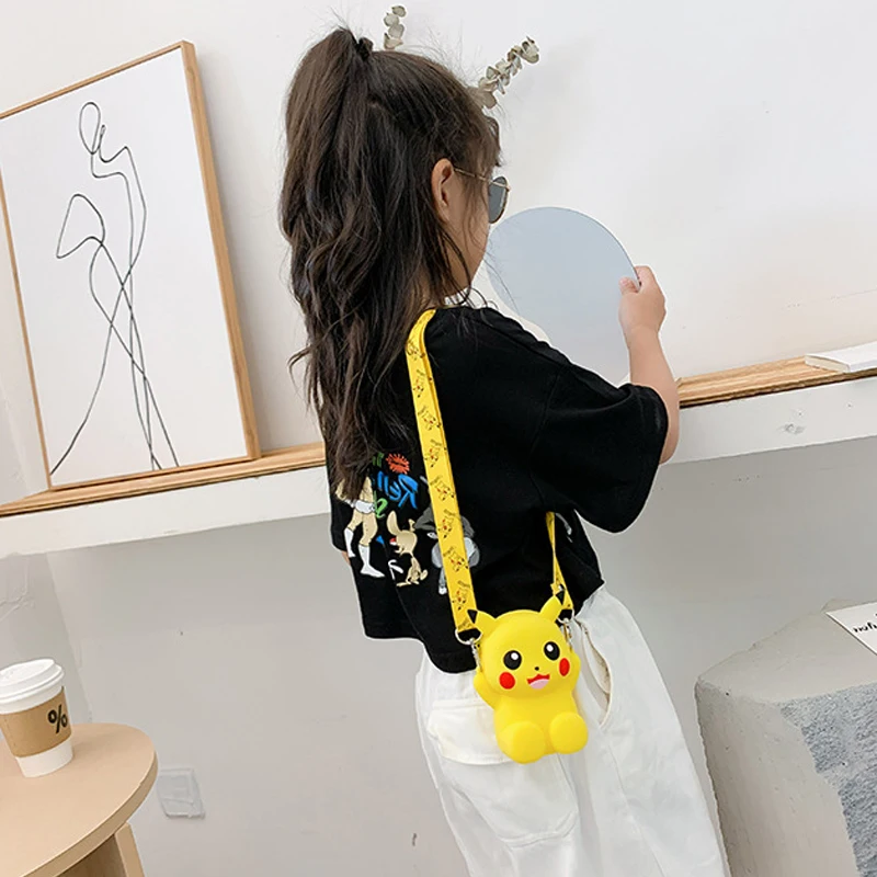 Силиконовый кошелек для монет с покемоном Пикачу чармандером Сквиртл кавайный