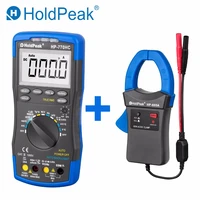 holdpeak hp 770hc true rms autoranging probe digital multimeter with ncvhp 605a clamp adapter 600a acdc current power led 45mm