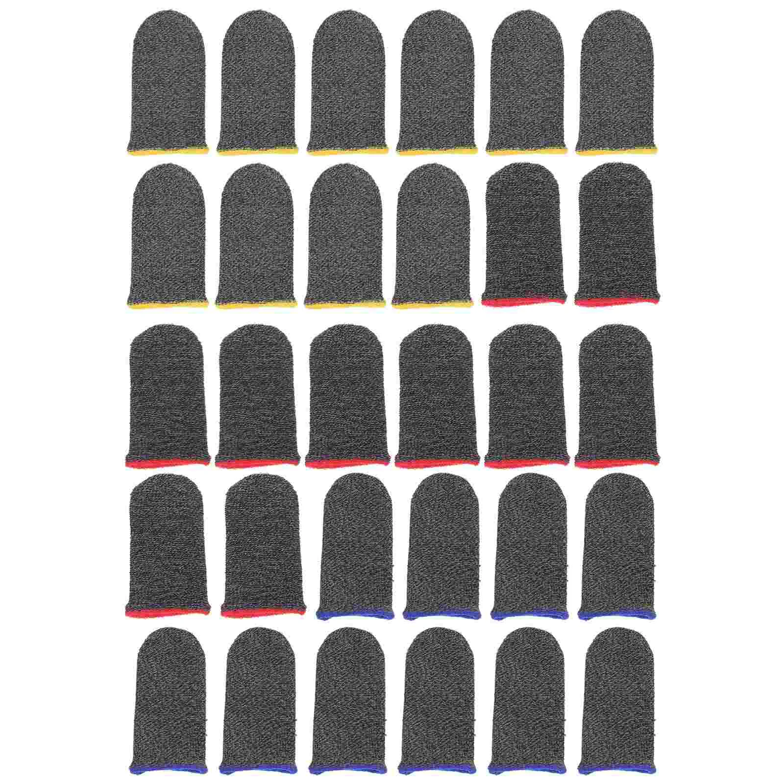 

30pcs Finger Sleeves Mobile Phone Game Finger Covers Phone Gaming Accessory
