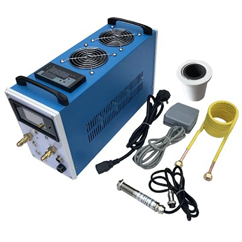2800W ZVS Calentador de inducci&oacute;n de alta frecuencia de inducci&oacute;n m&aacute;quina de calentamiento del horno de fundici&oacute;n de Metal de soldadura-0