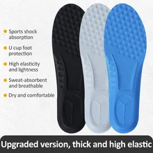 Plantillas ortopédicas para hombre y mujer, plantillas de espuma viscoelástica para zapatos, desodorante, cojín transpirable, para correr, novedad de 2021