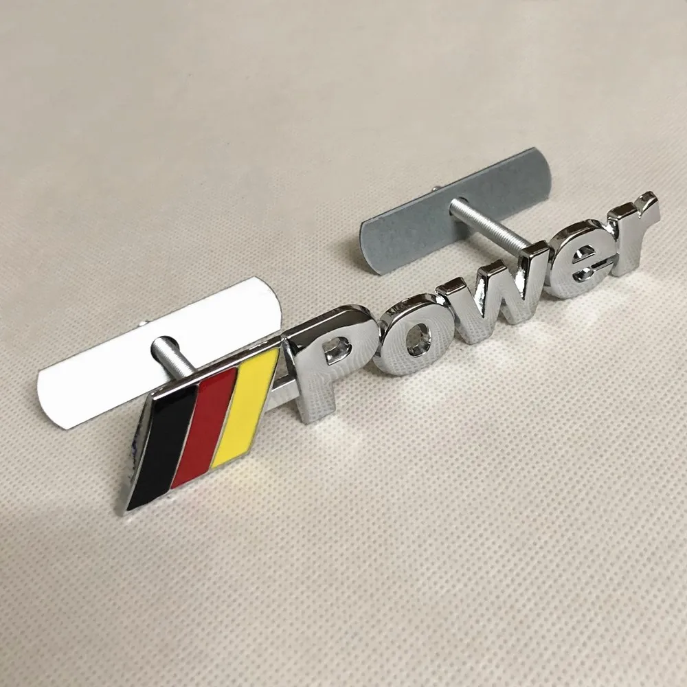 Металлическая Автомобильная передняя решетка гриль M Power 1 шт. украшение эмблема