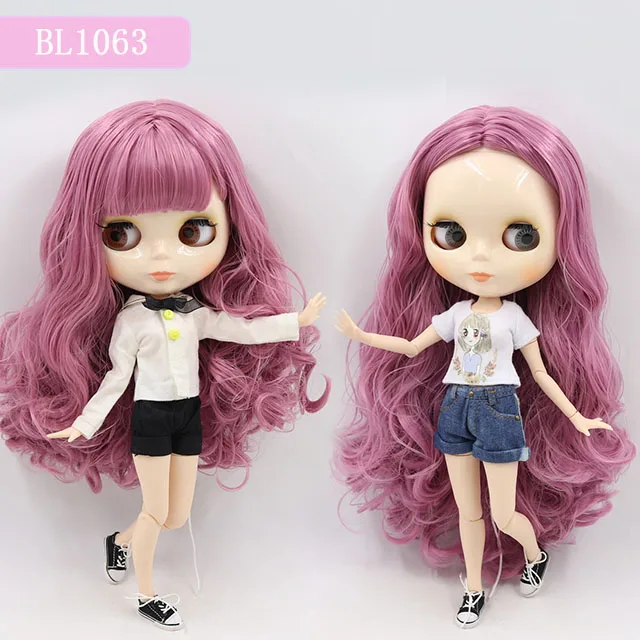 Ледяная фабрика Blyth кукла 1/6 BJD индивидуальные обнаженные тела с белой кожей, глянцевое лицо, подарок для девочки, игрушка