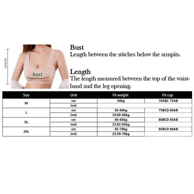 

2XL Black Bra Latex Push Up Bra Seamless Bras For Women Bralette Top Comfort Cooling Gathers Shock-Proof Pad